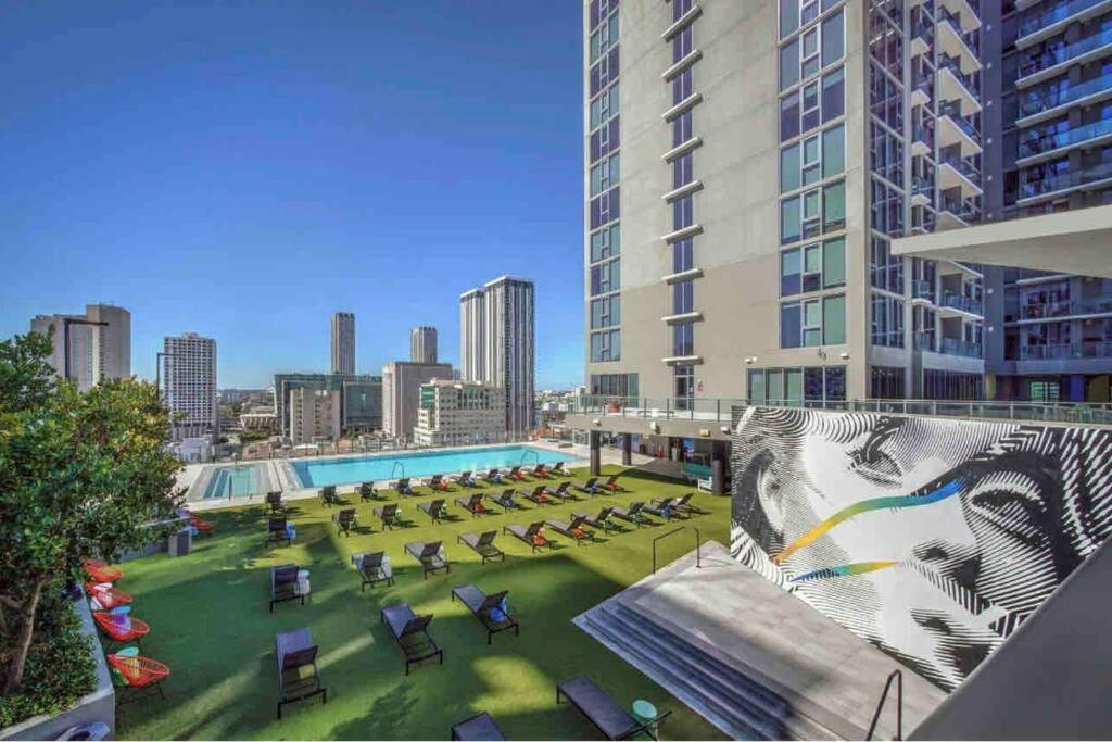 Vibrant Studio Downtown Miami Apartment Bagian luar foto