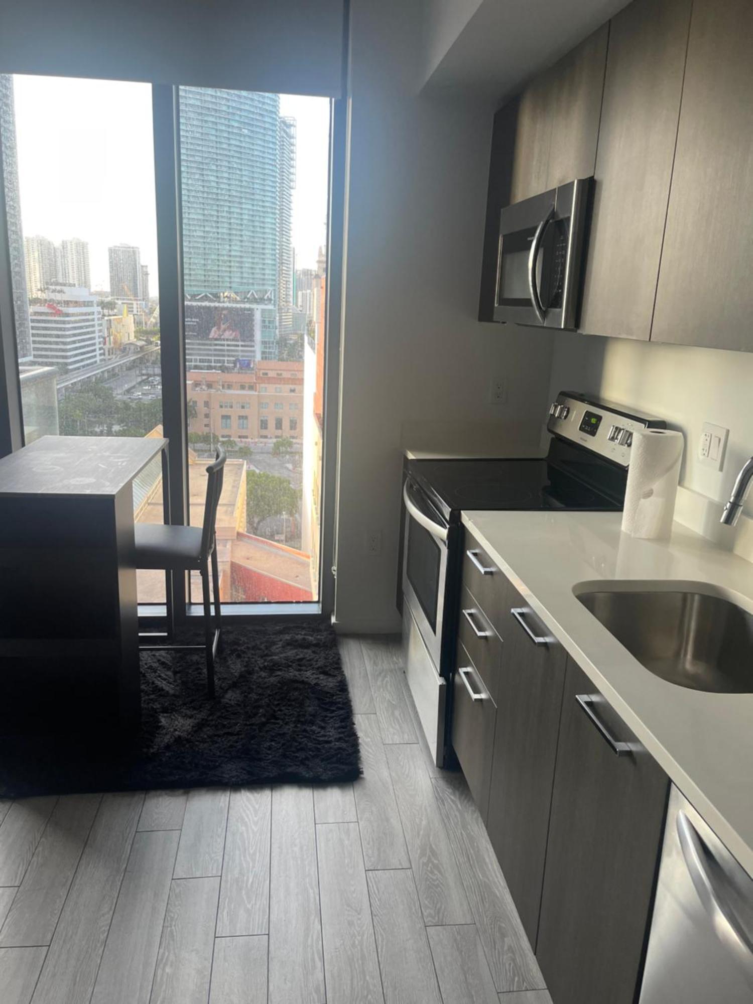 Vibrant Studio Downtown Miami Apartment Bagian luar foto